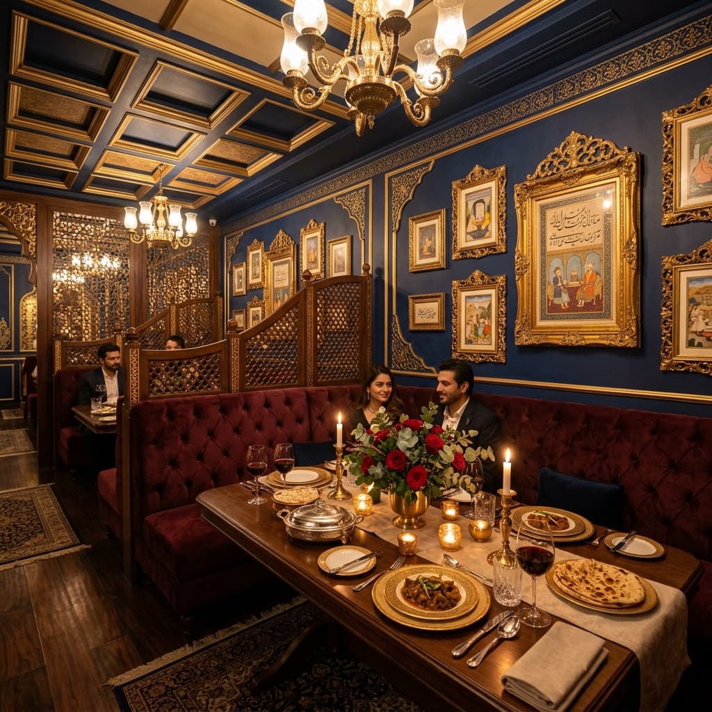 Golden Castle premium dining interior